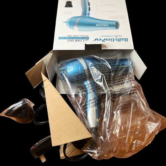 32. BaBylissPRO Nano Titanium Dryer (NWOT) - Picture 3 of 3